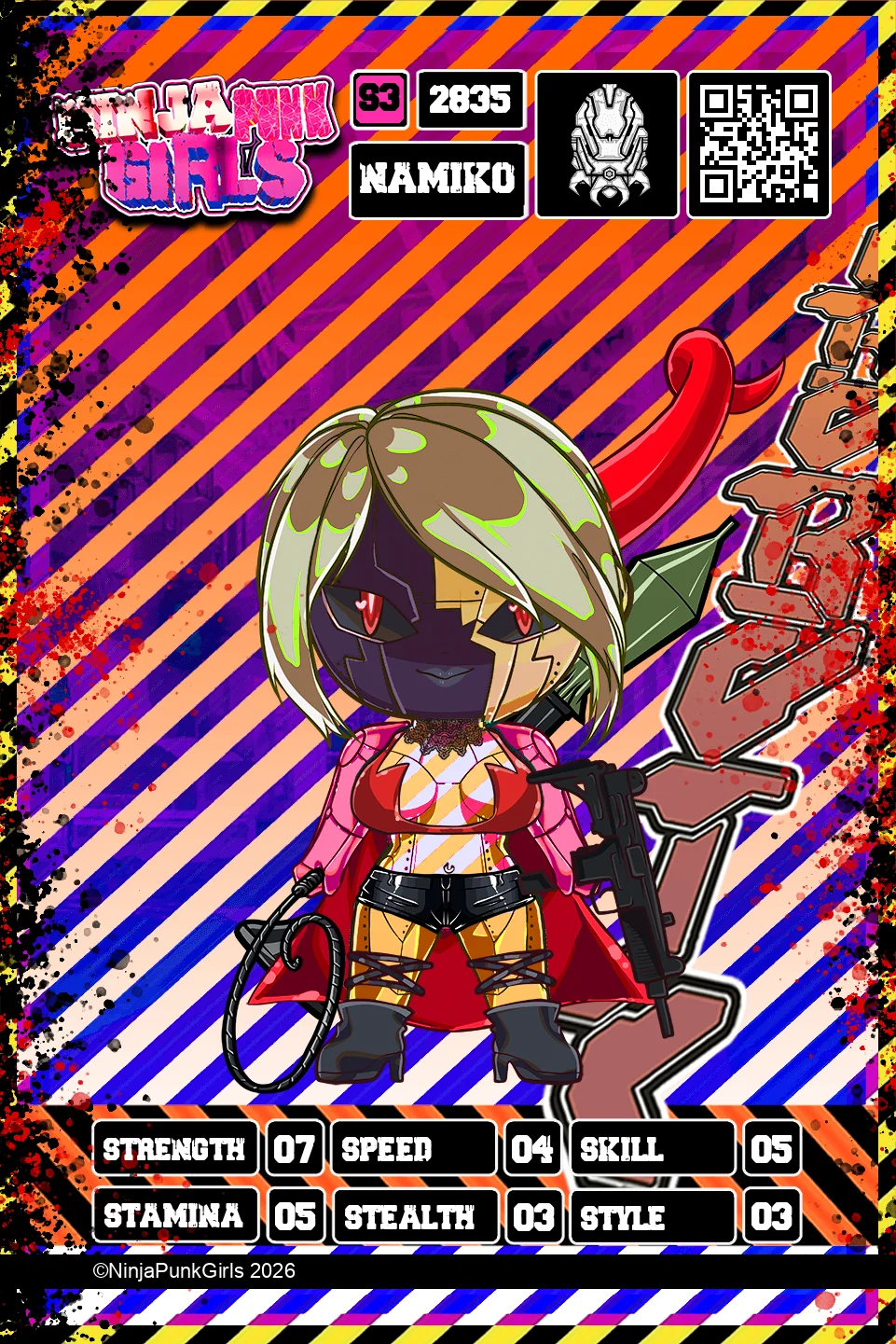 Rebuilt card #2835 Namiko