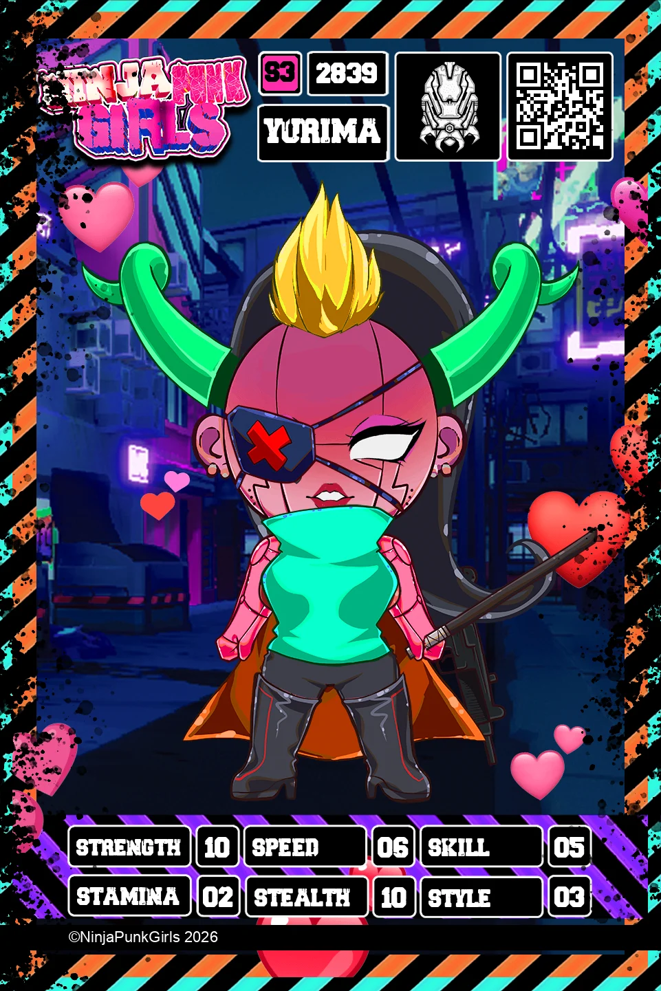 Rebuilt card #2839 Yurima