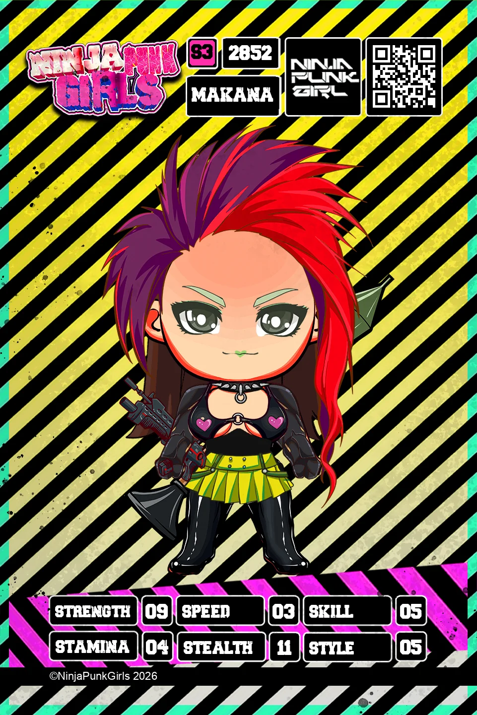 Rebuilt card #2852 Makana