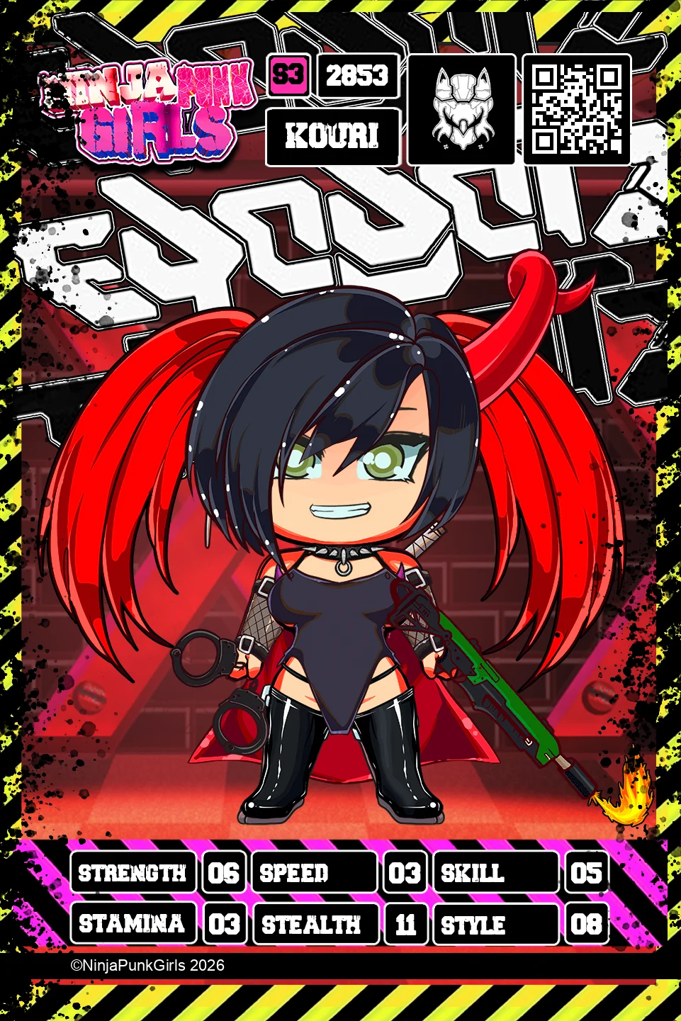 Rebuilt card #2853 Kouri