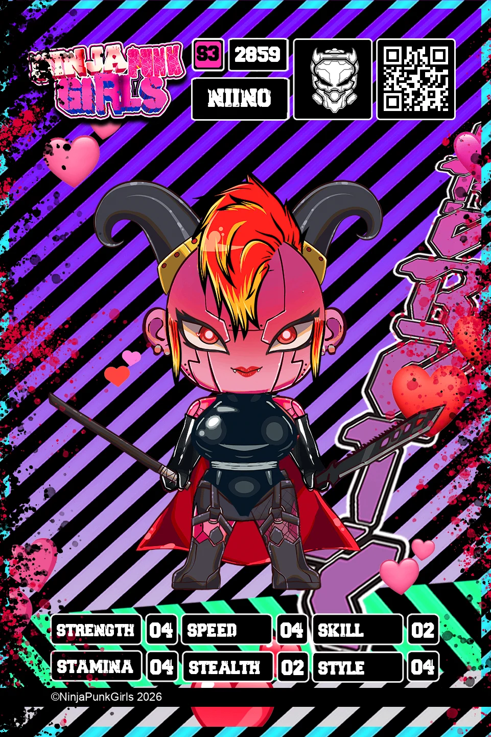 Rebuilt card #2859 Niino