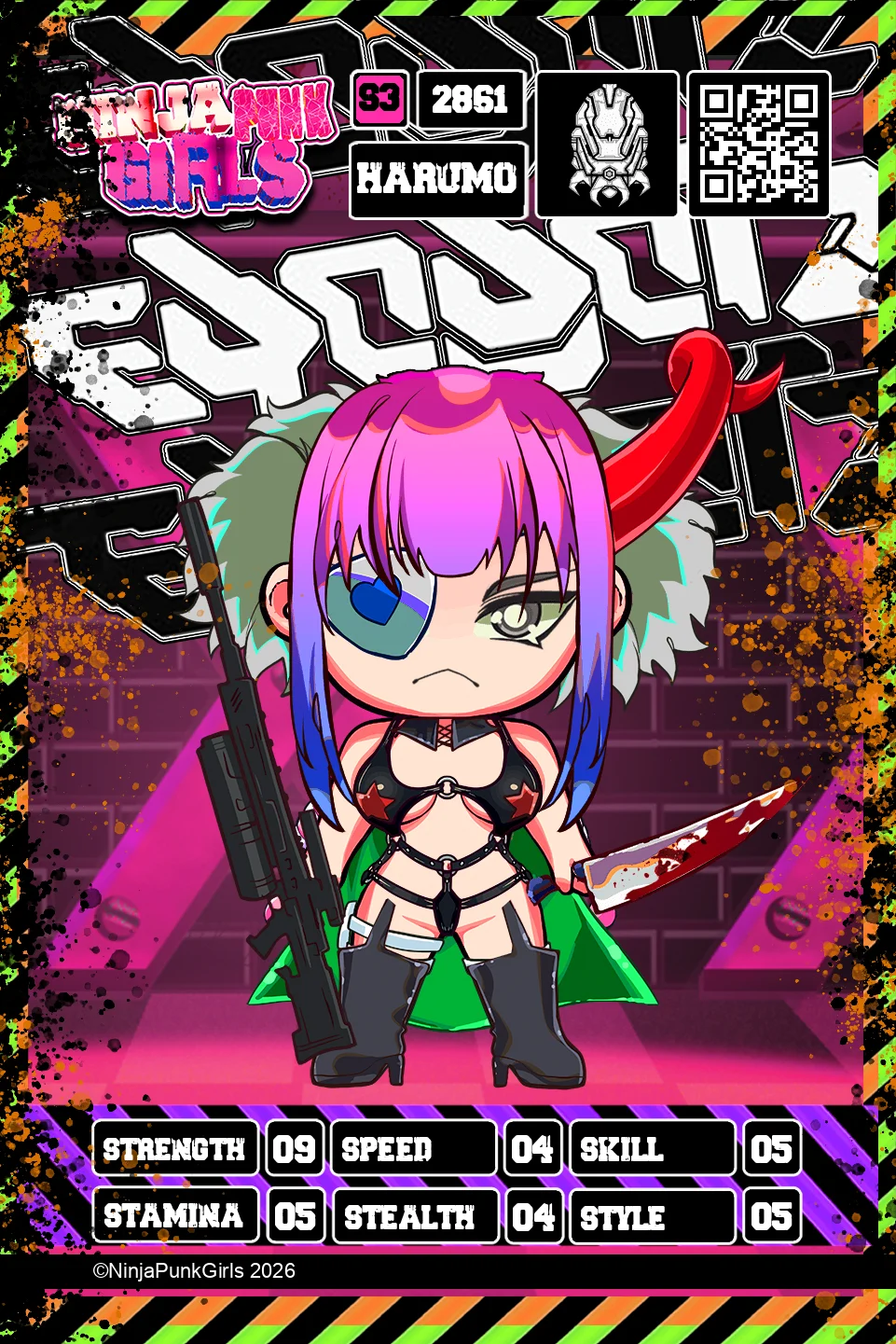Rebuilt card #2861 Harumo