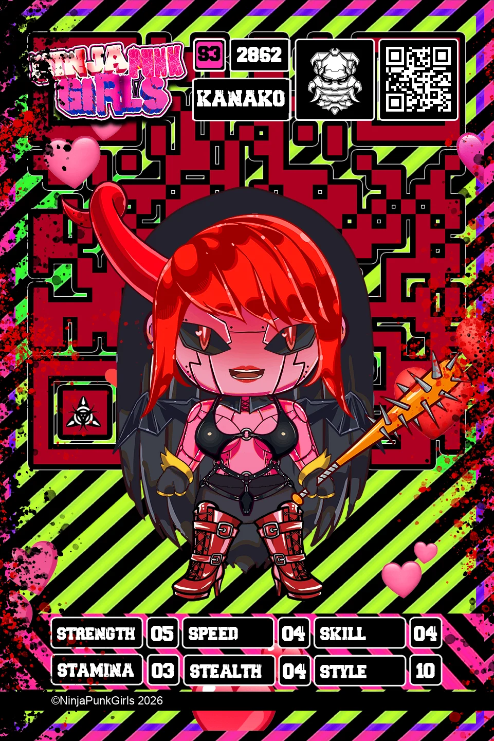 Rebuilt card #2862 Kanako