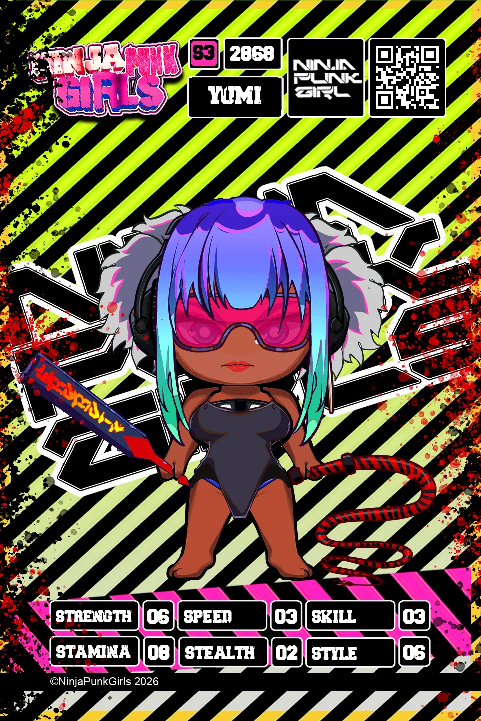 Rebuilt card #2868 Yumi