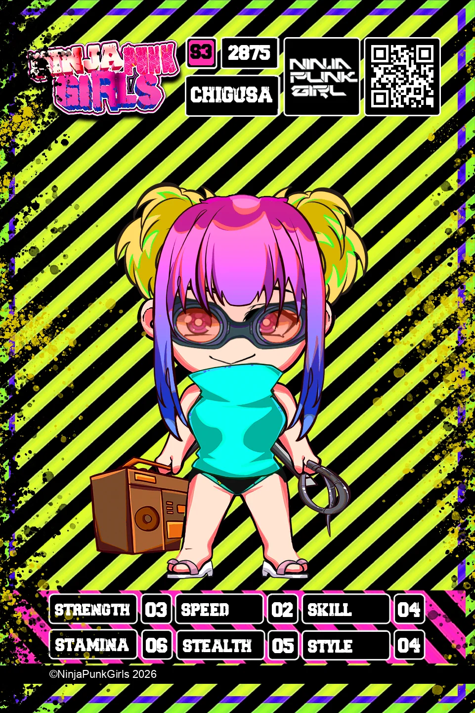Rebuilt card #2875 Chigusa