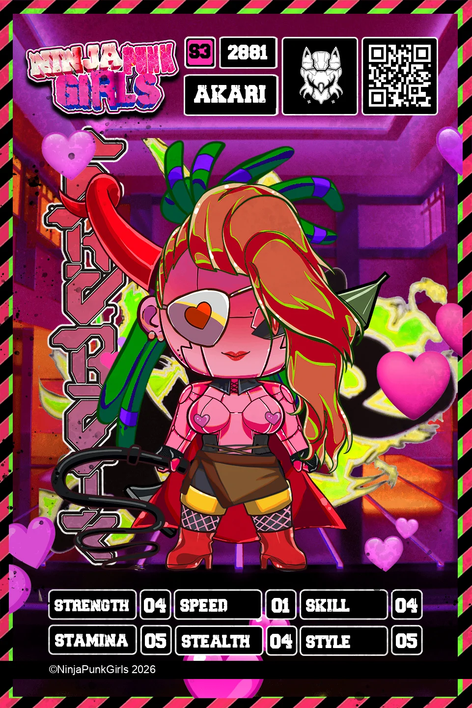 Rebuilt card #2881 Akari