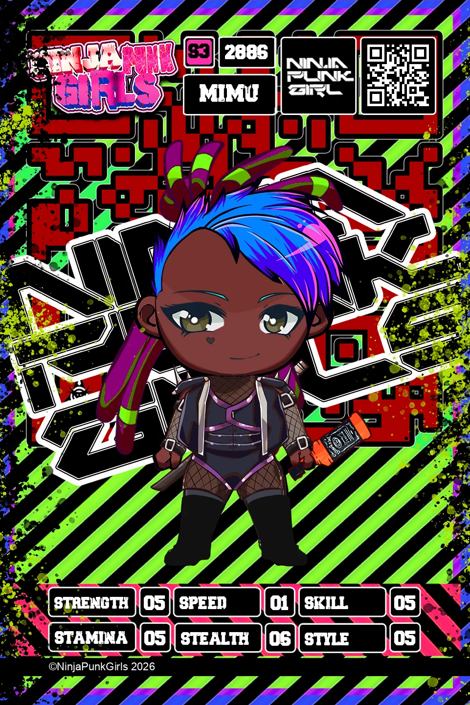 Rebuilt card #2886 Mimu