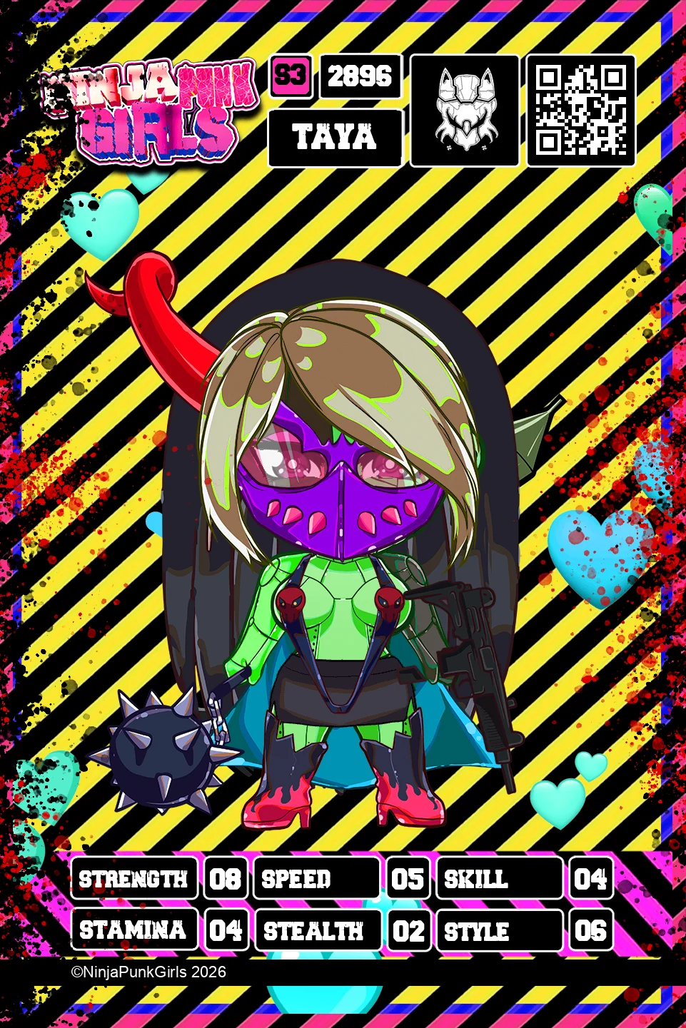 Rebuilt card #2896 Taya