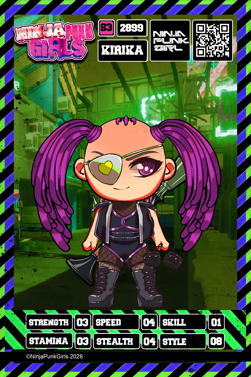 Rebuilt card #2899 Kirika
