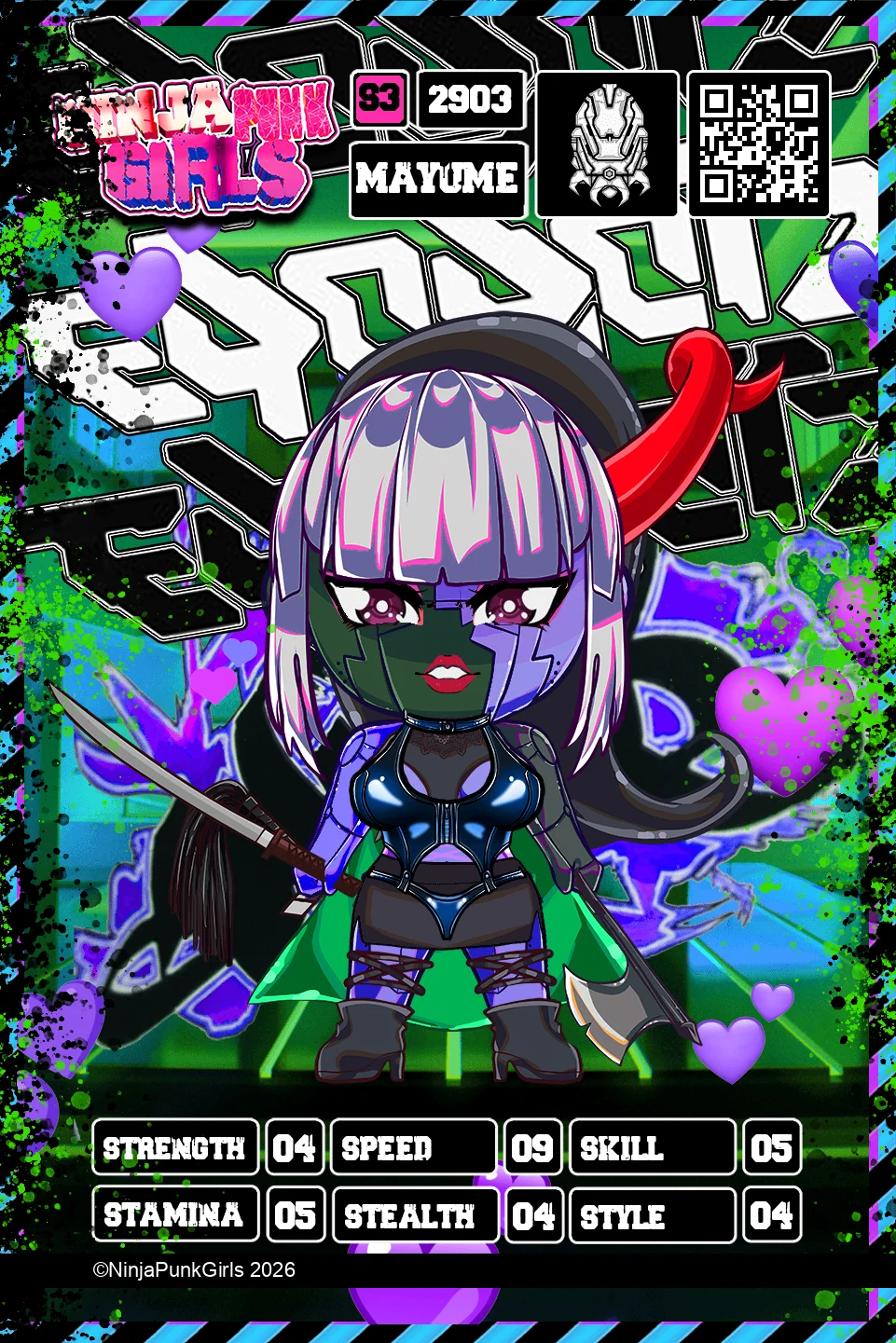 Rebuilt card #2903 Mayume