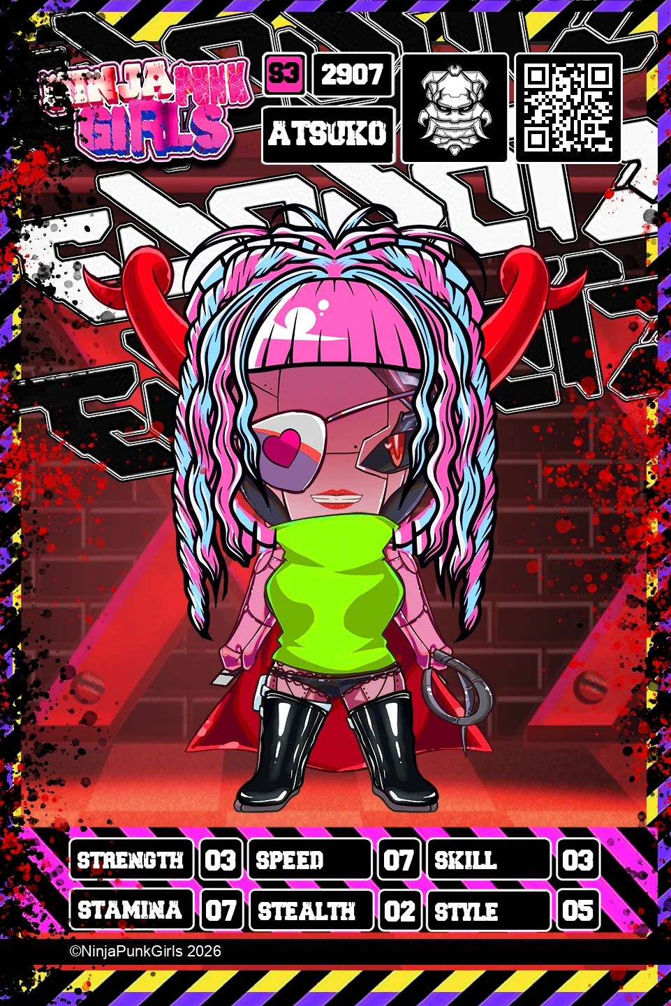 Rebuilt card #2907 Atsuko