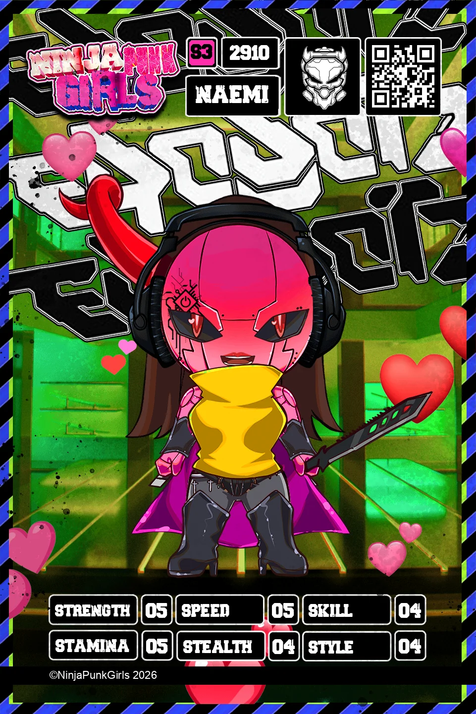 Rebuilt card #2910 Naemi