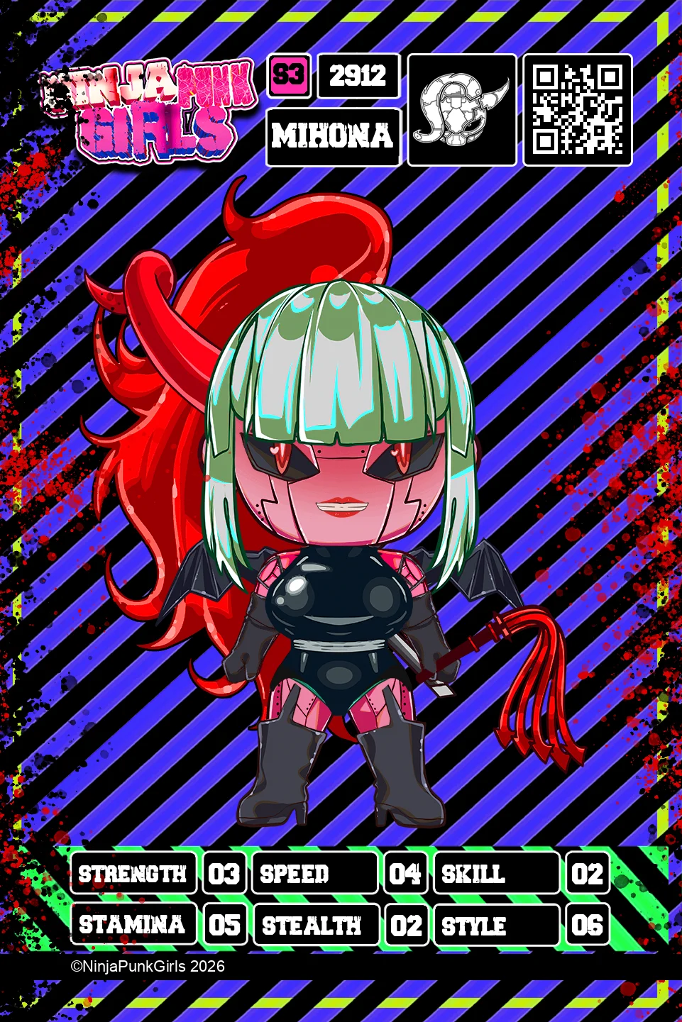 Rebuilt card #2912 Mihona