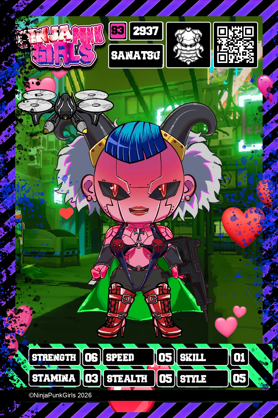 Rebuilt card #2937 Sanatsu