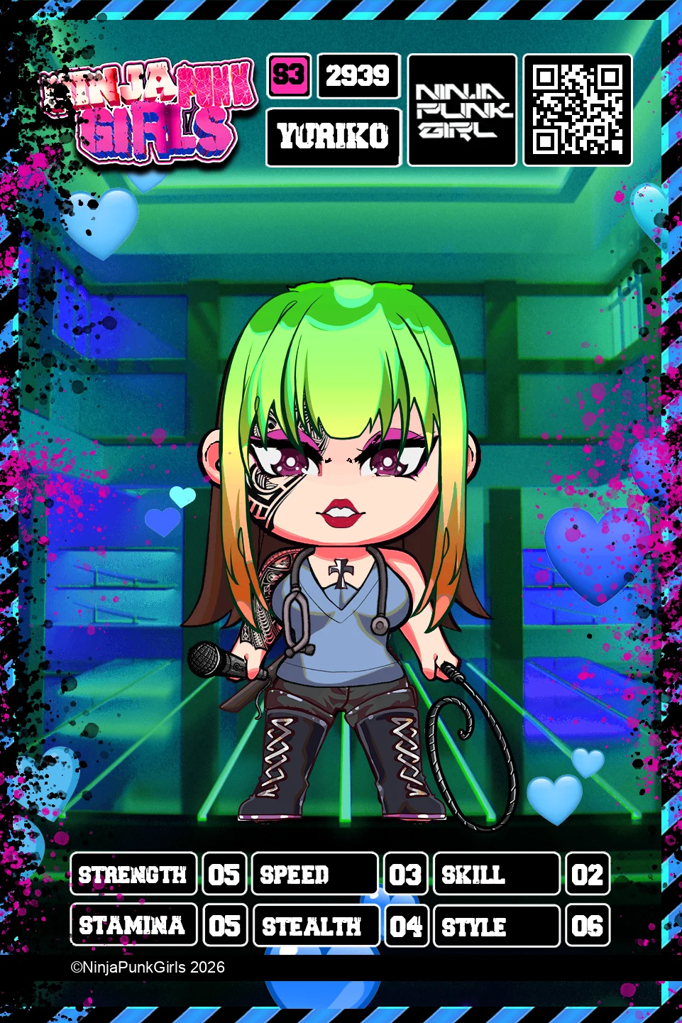 Rebuilt card #2939 Yuriko