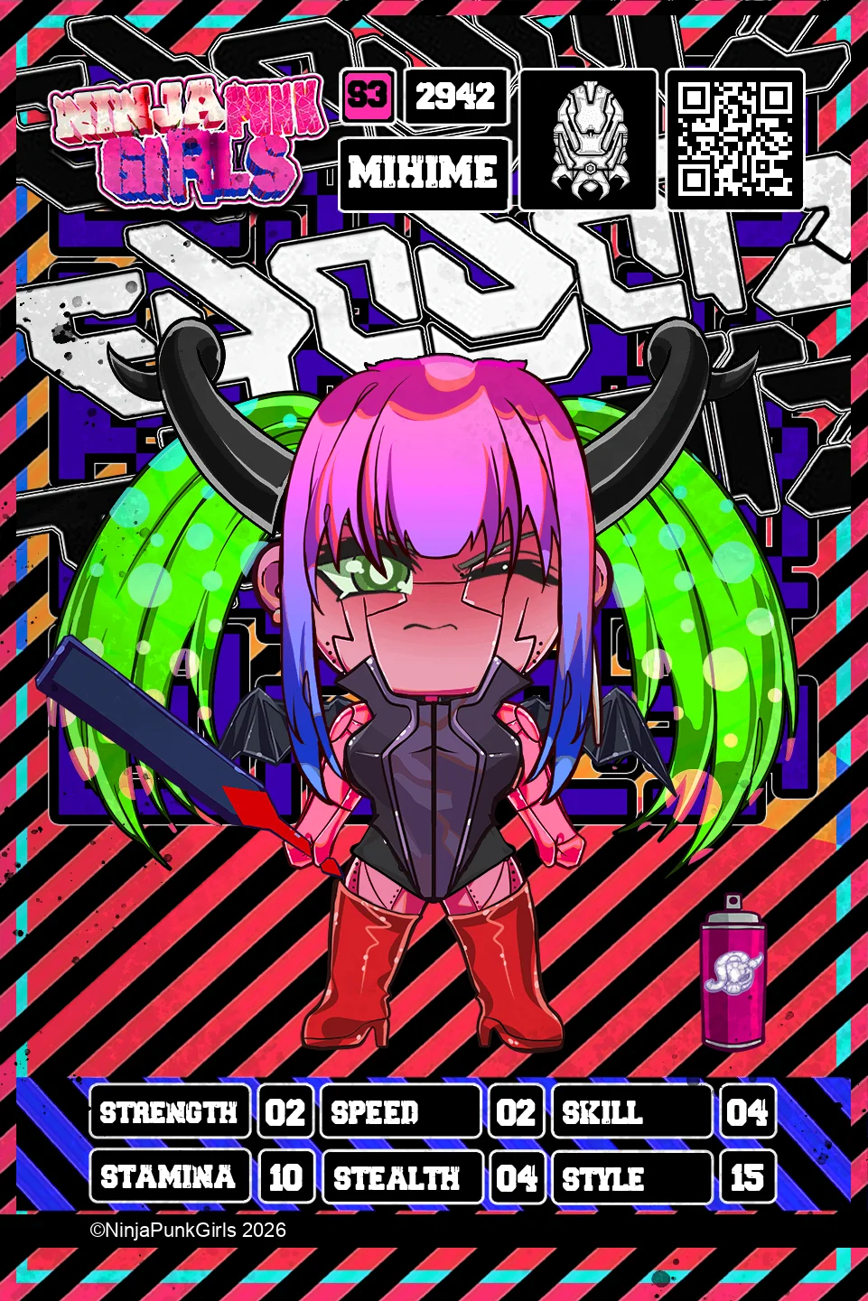 Rebuilt card #2942 Mihime
