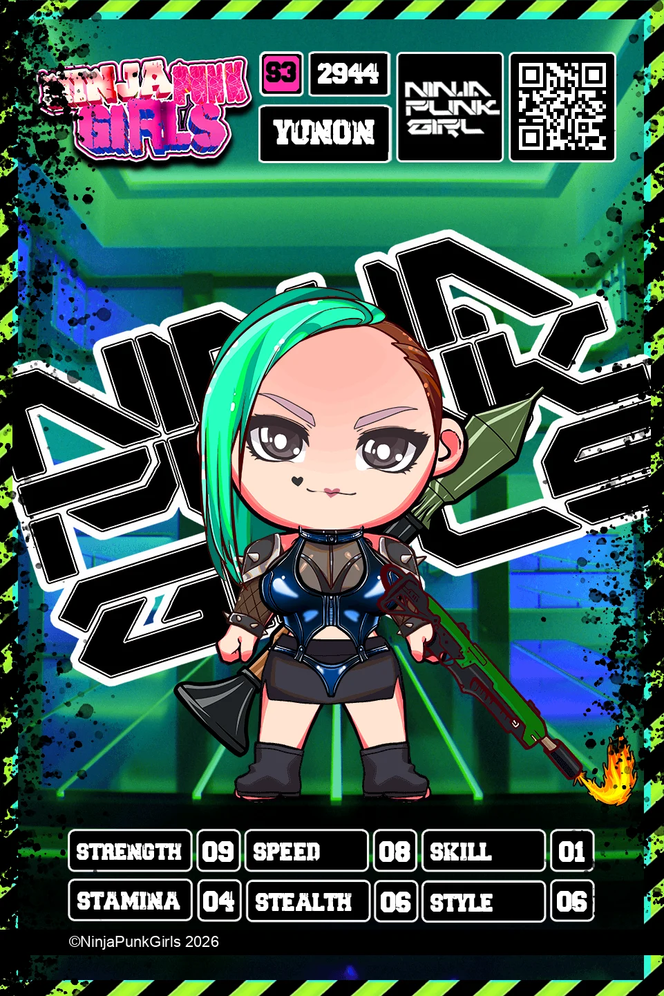 Rebuilt card #2944 Yunon