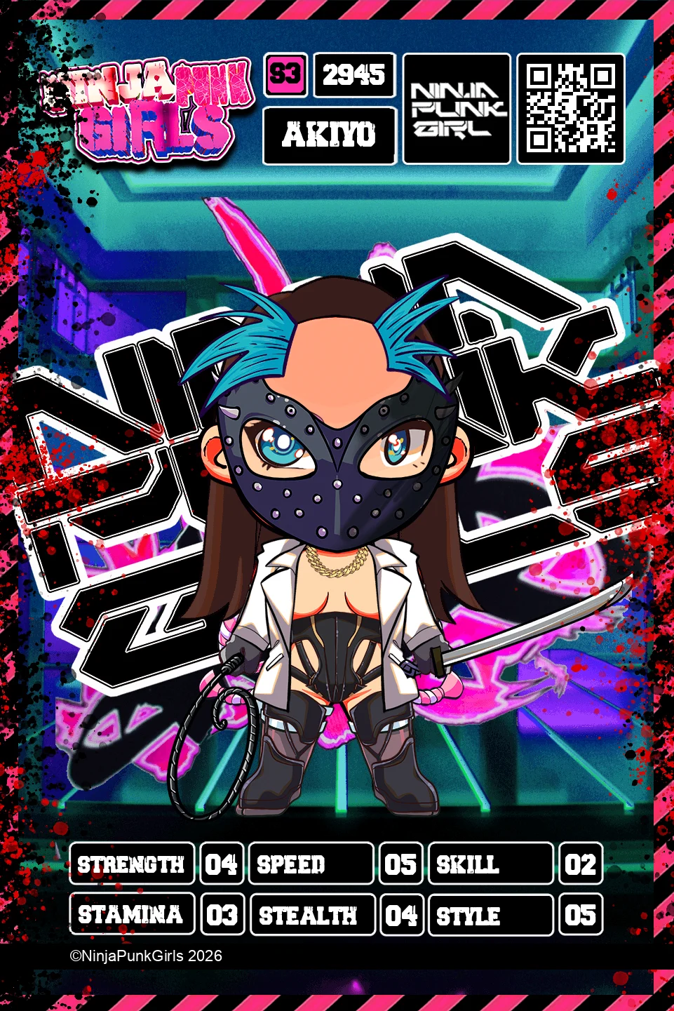 Rebuilt card #2945 Akiyo