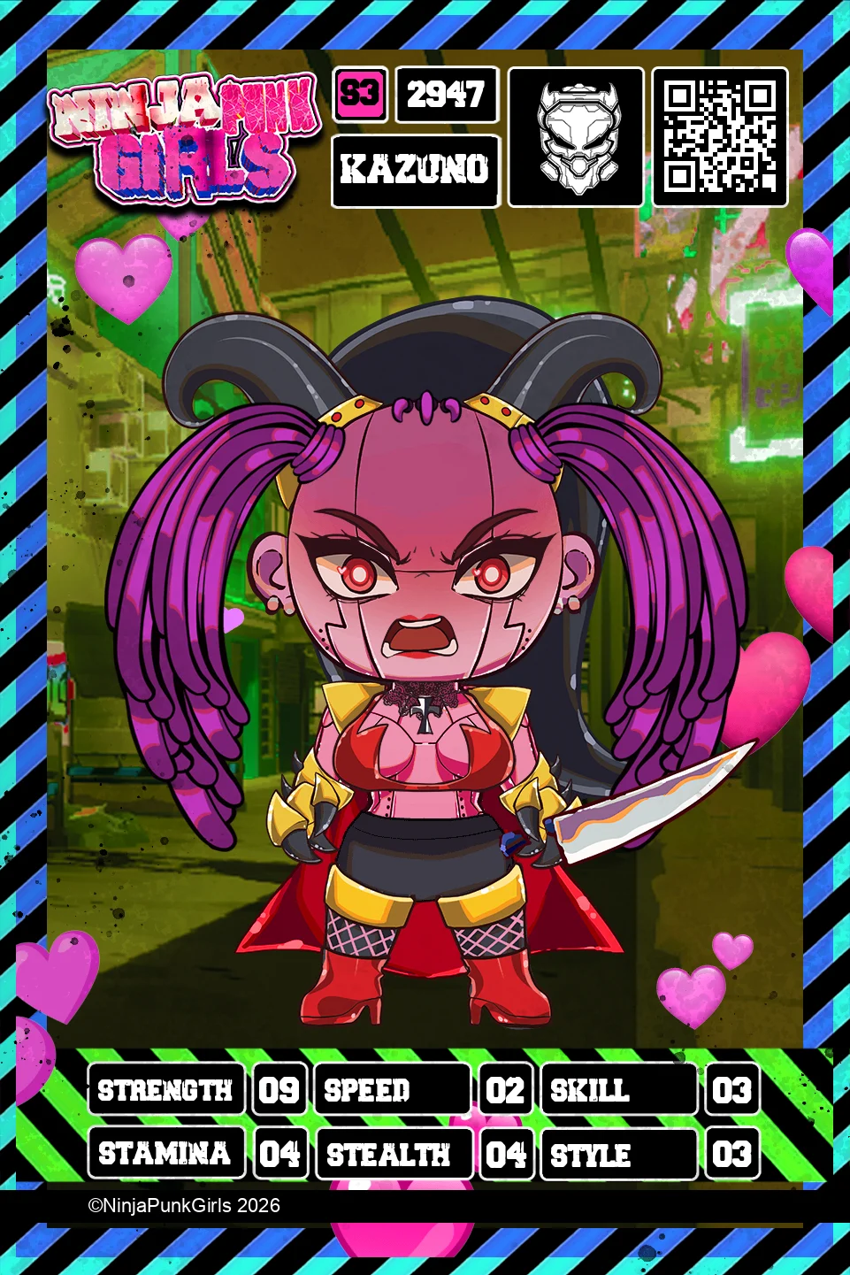Rebuilt card #2947 Kazuno