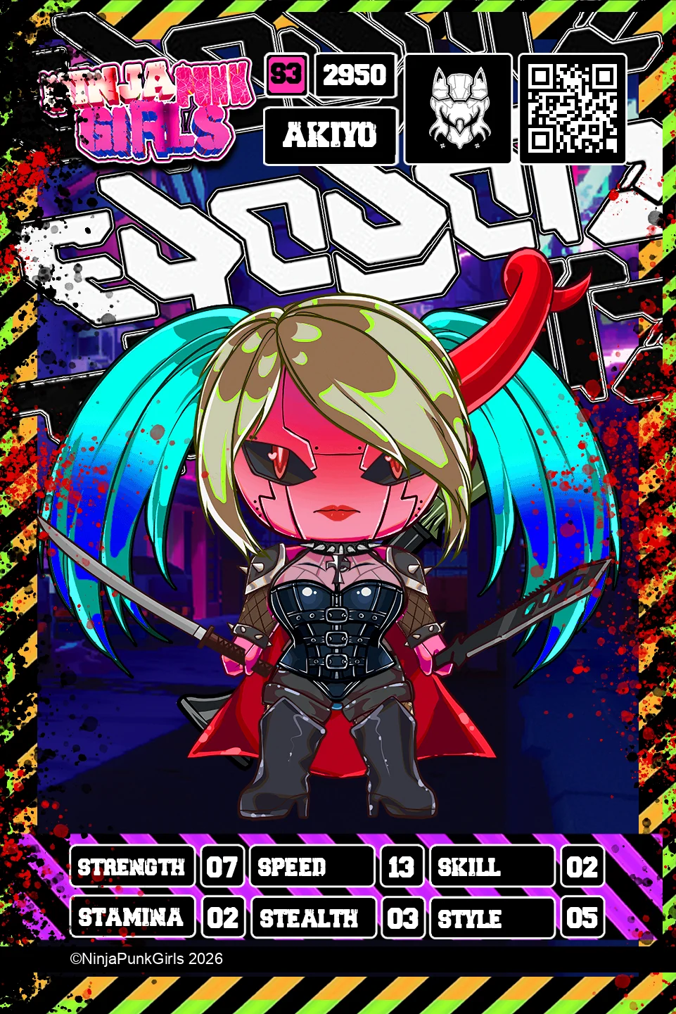 Rebuilt card #2950 Akiyo