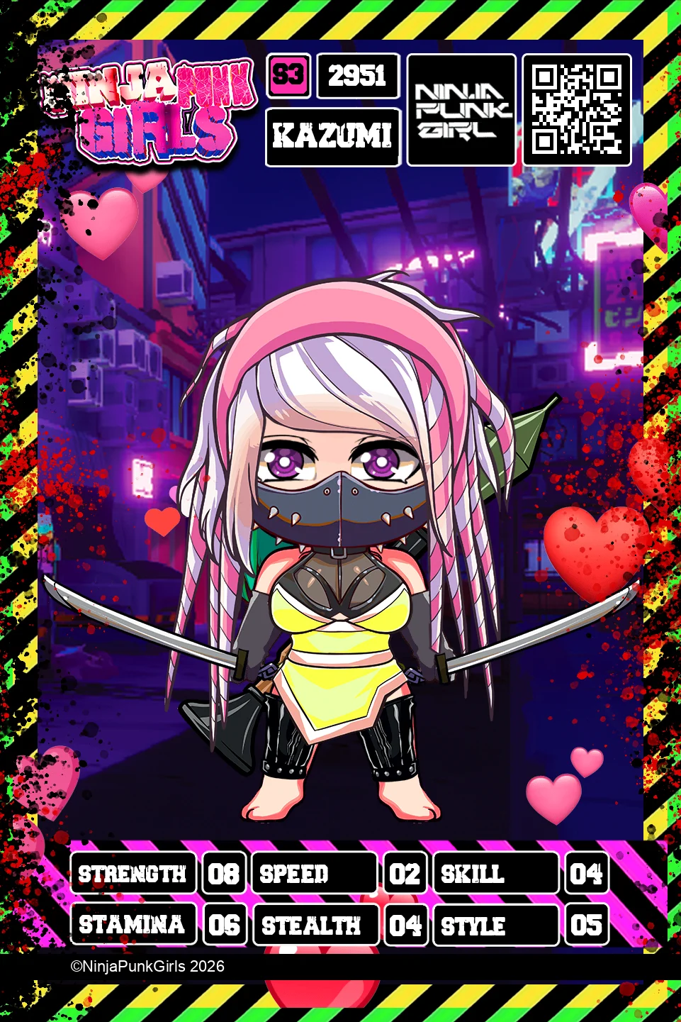 Rebuilt card #2951 Kazumi