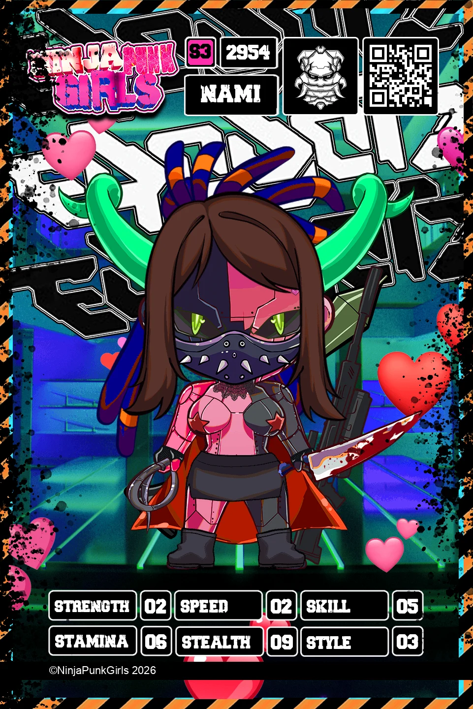 Rebuilt card #2954 Nami