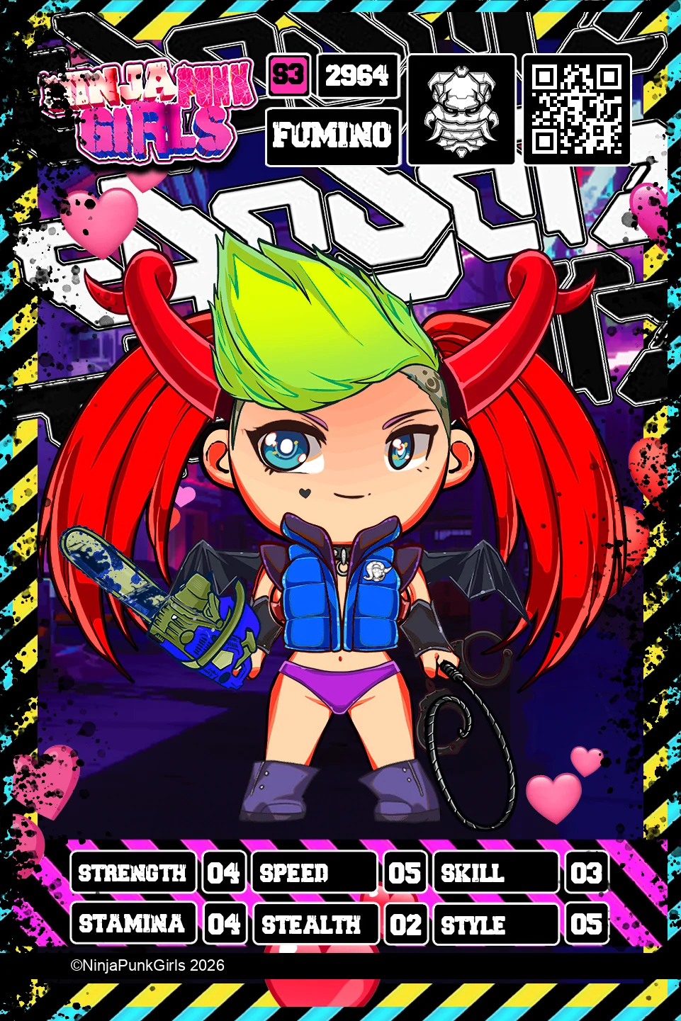 Rebuilt card #2964 Fumino