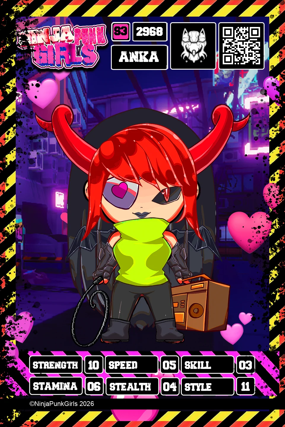 Rebuilt card #2968 Anka