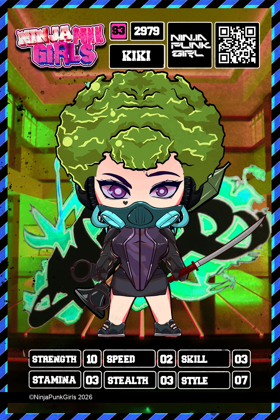 Rebuilt card #2979 Kiki