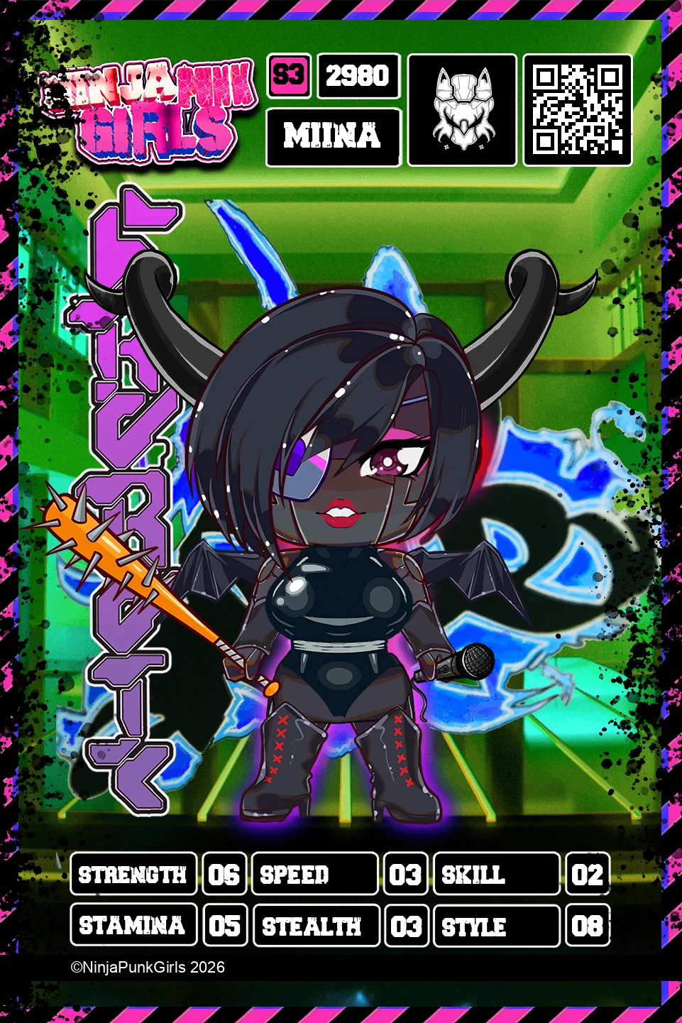 Rebuilt card #2980 Miina