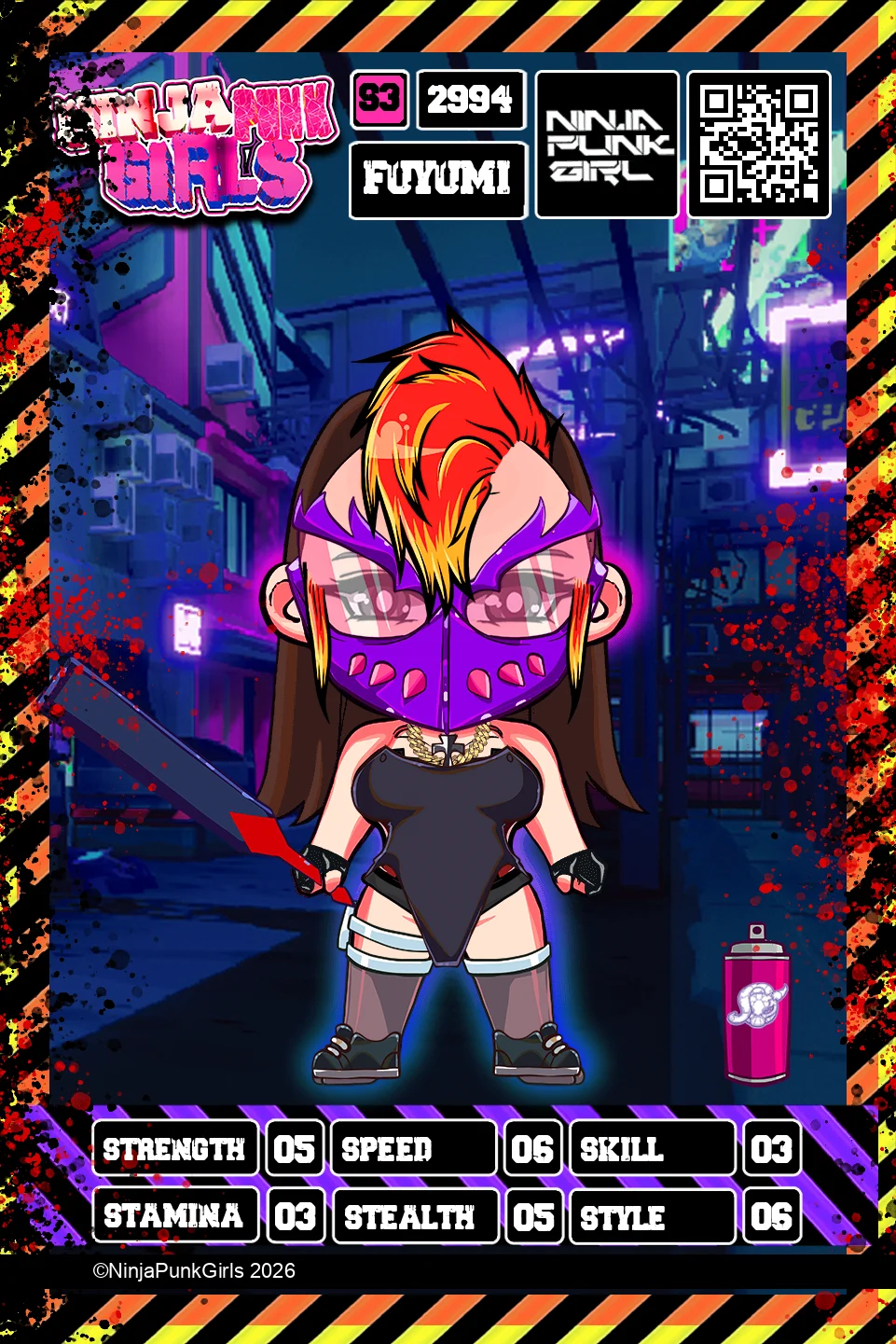 Rebuilt card #2994 Fuyumi