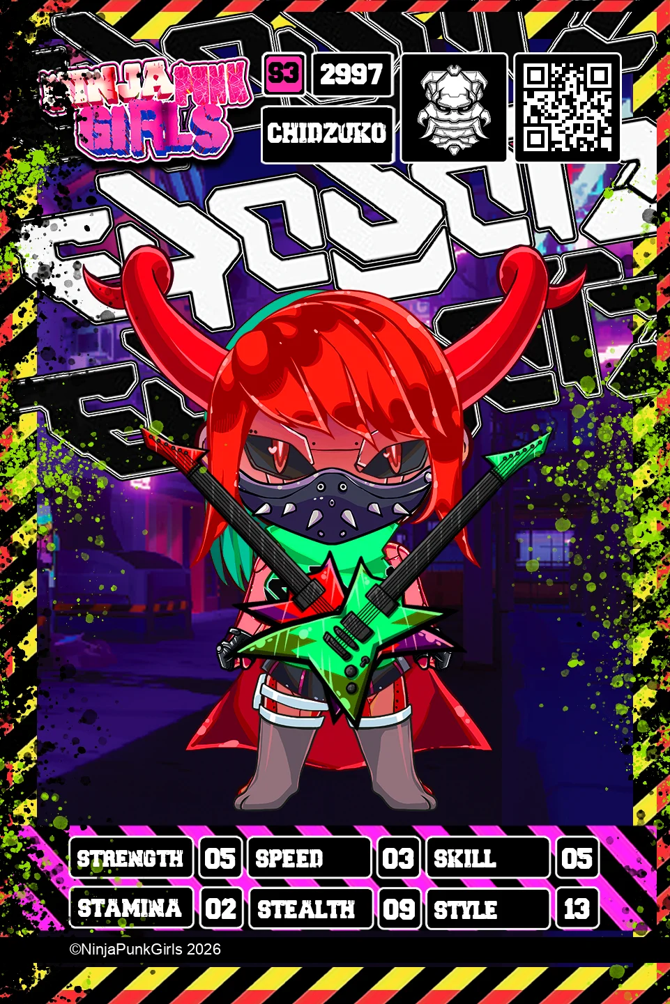Rebuilt card #2997 Chidzuko