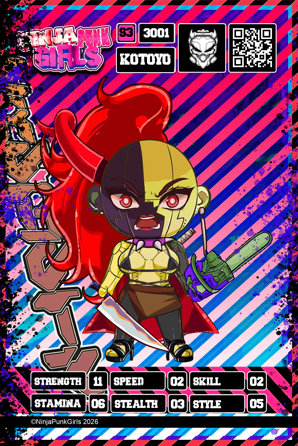 Rebuilt card #3001 Kotoyo
