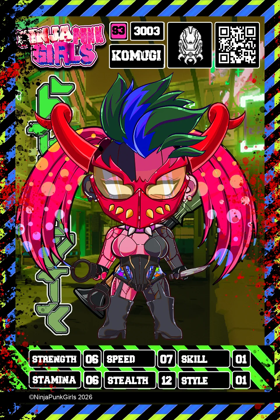Rebuilt card #3003 Komugi
