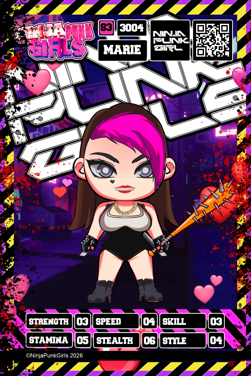 Rebuilt card #3004 Marie