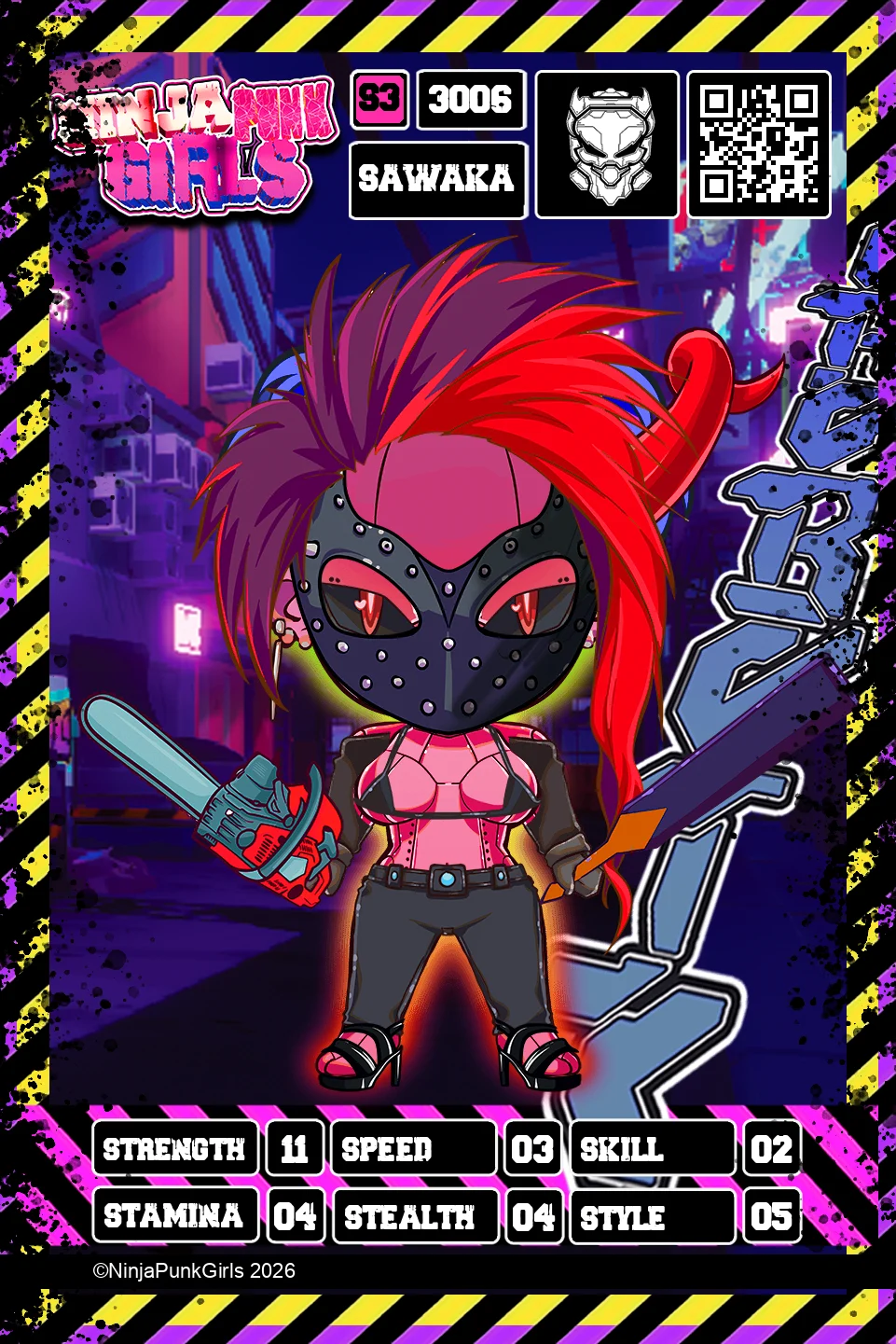 Rebuilt card #3006 Sawaka