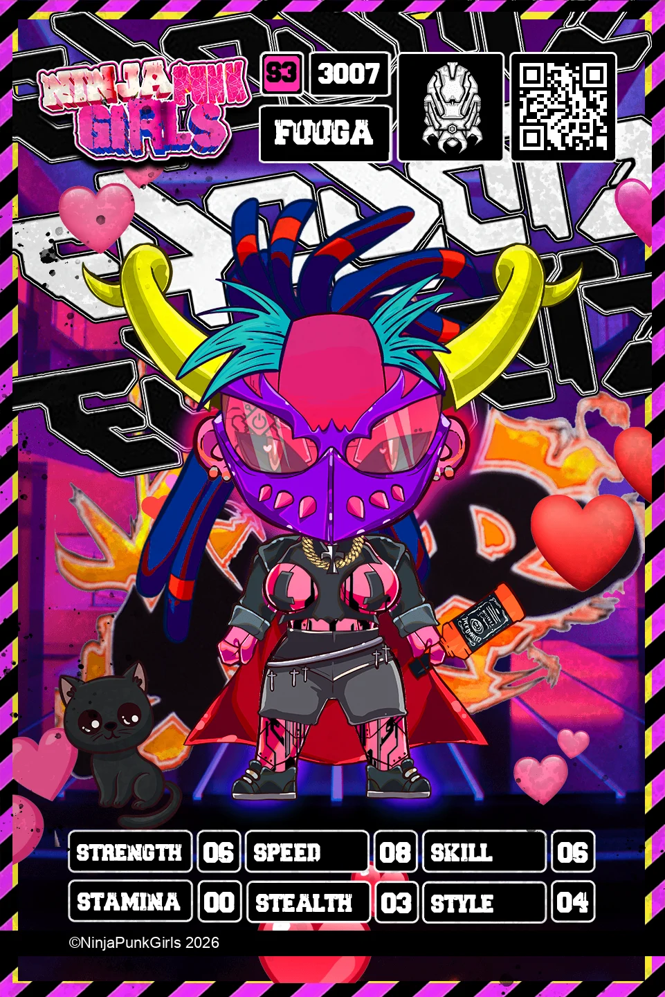Rebuilt card #3007 Fuuga
