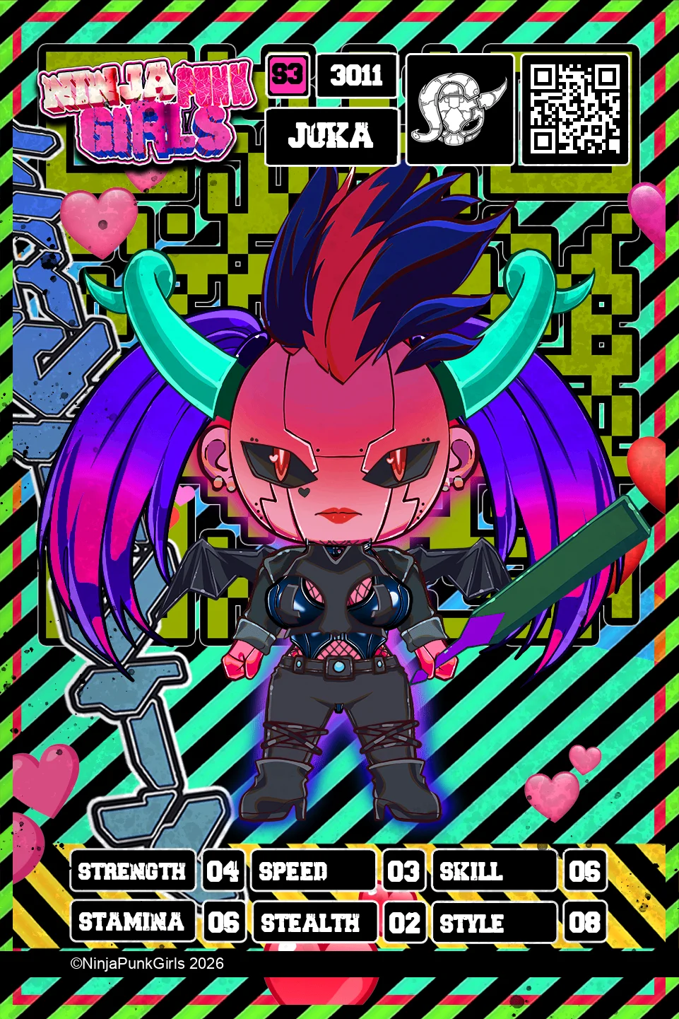 Rebuilt card #3011 Juka