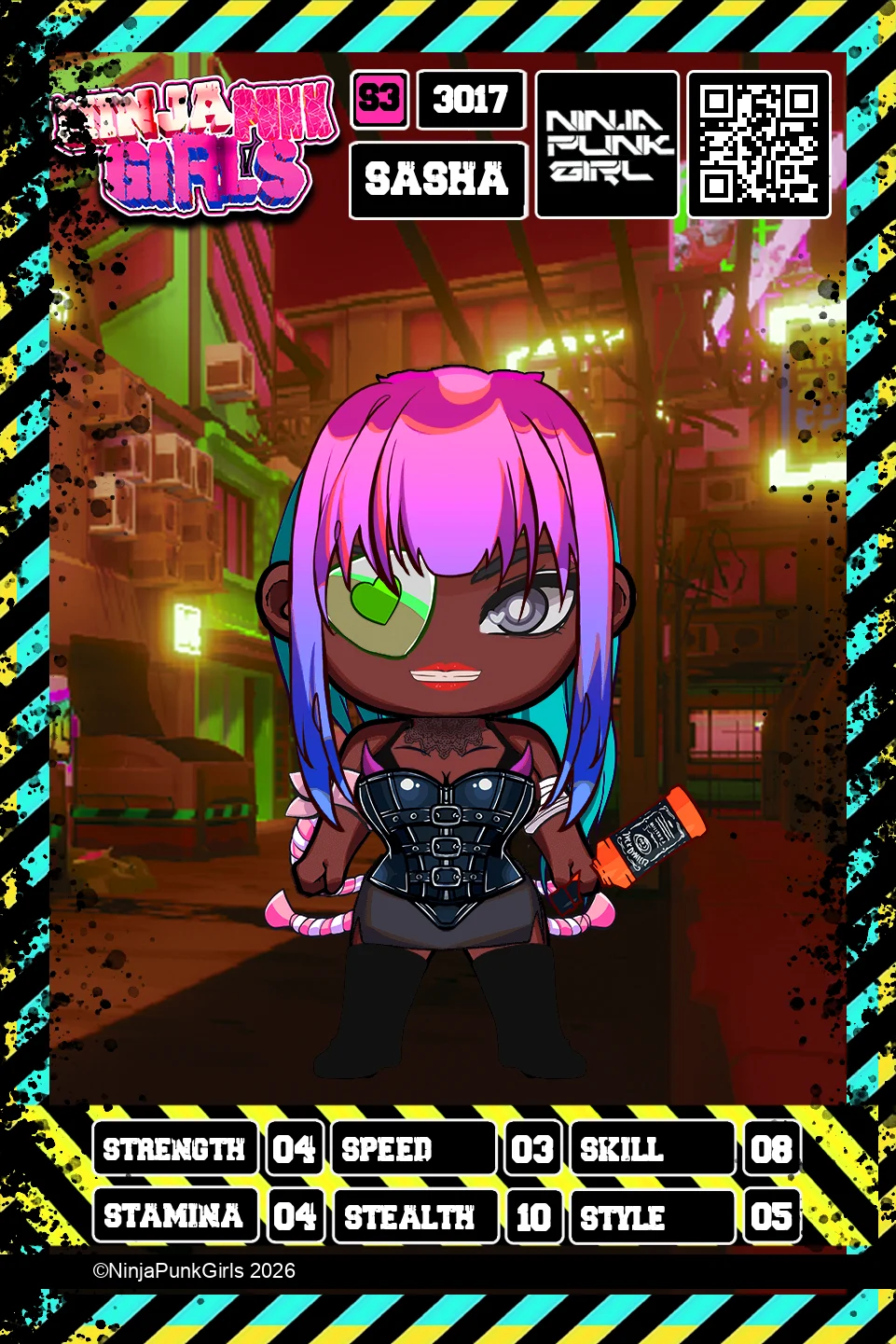 Rebuilt card #3017 Sasha