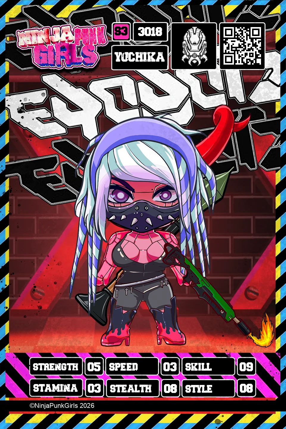 Rebuilt card #3018 Yuchika