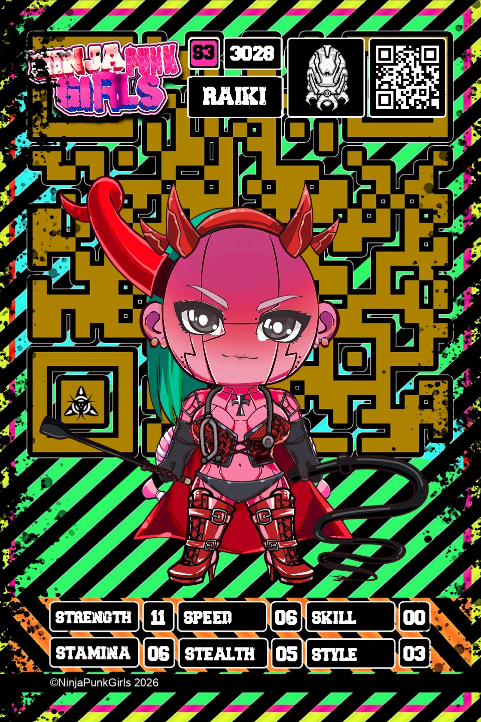 Rebuilt card #3028 Raiki