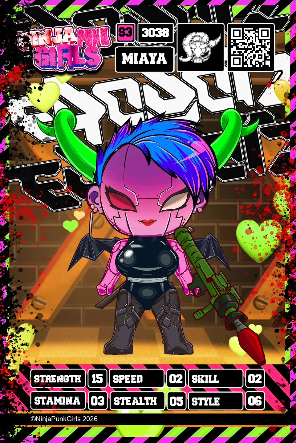Rebuilt card #3038 Miaya