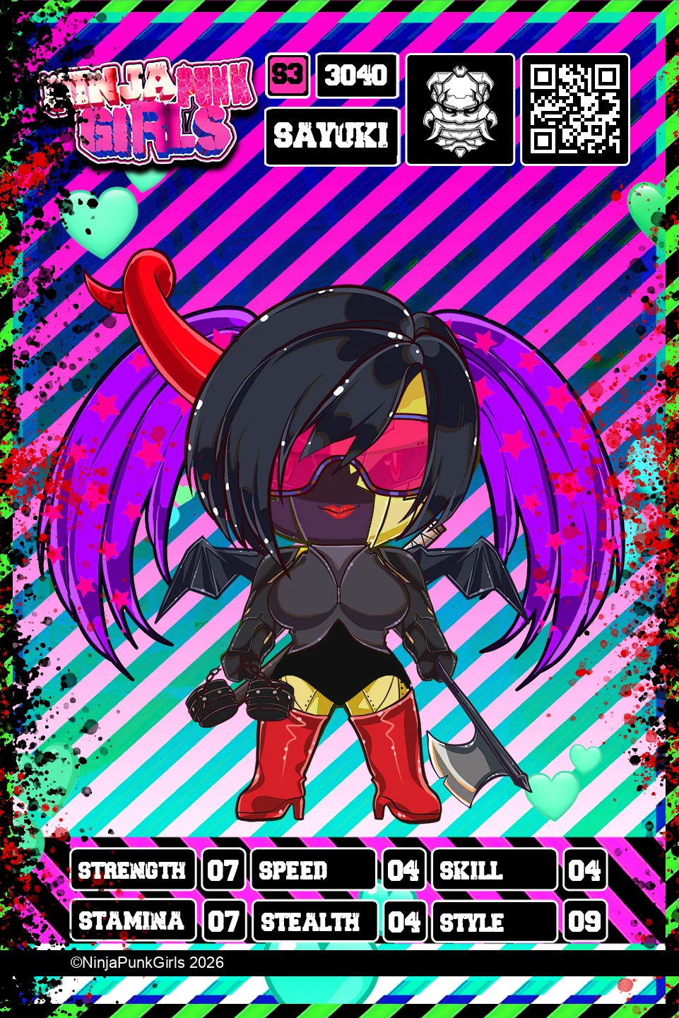 Rebuilt card #3040 Sayuki