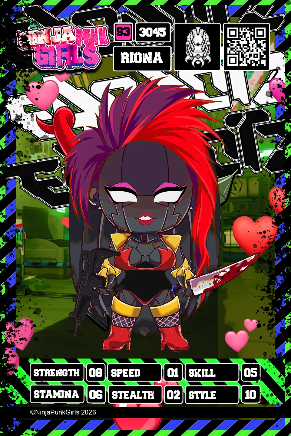 Rebuilt card #3045 Riona