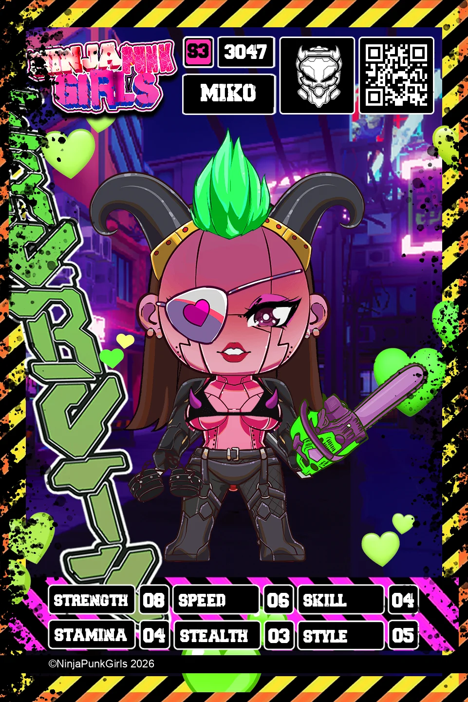 Rebuilt card #3047 Miko