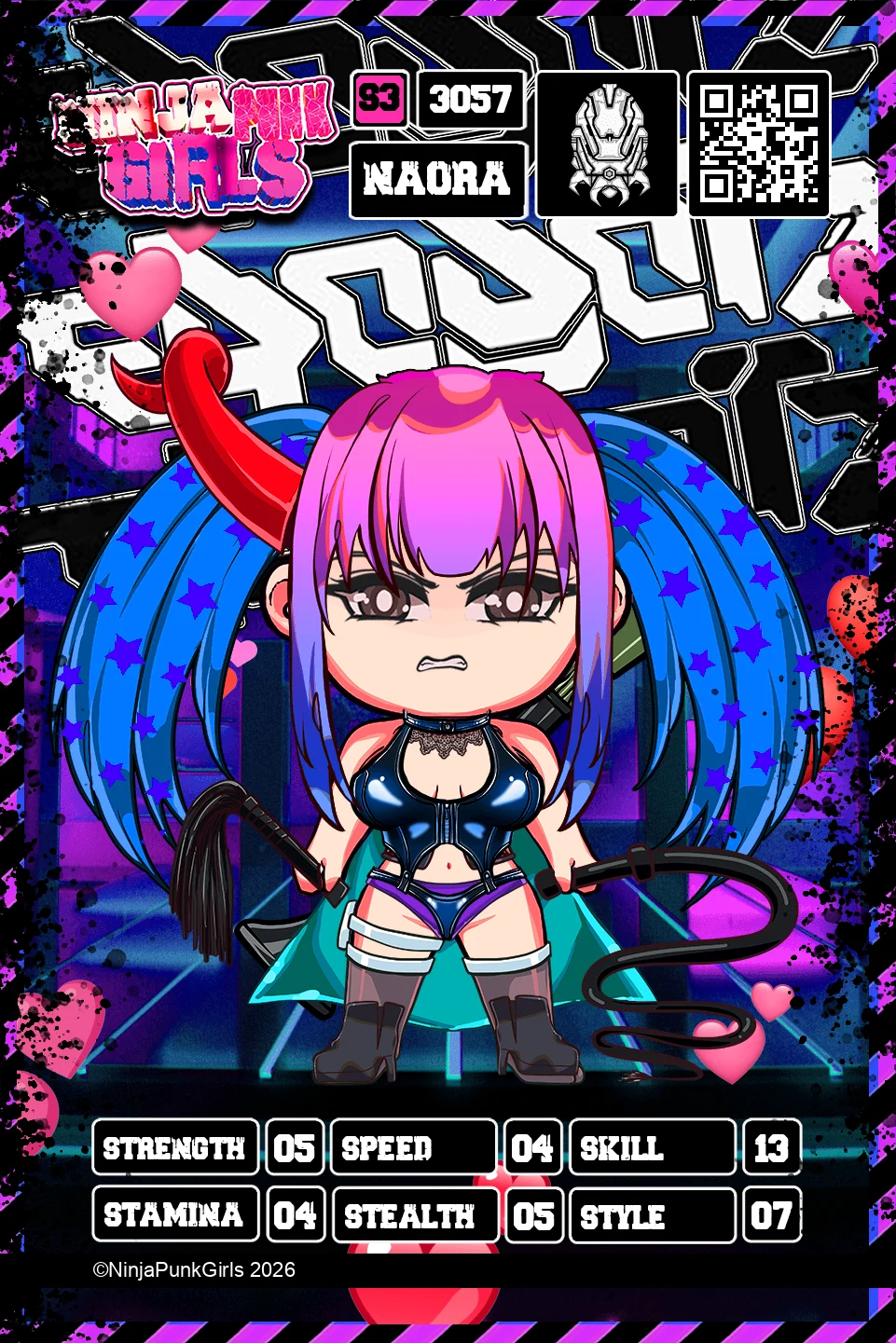 Rebuilt card #3057 Naora