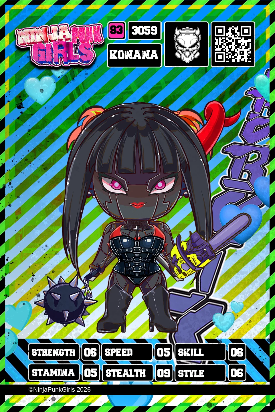 Rebuilt card #3059 Konana