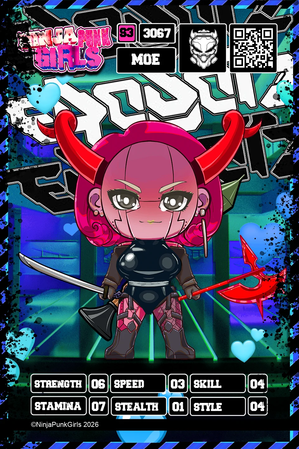 Rebuilt card #3067 Moe