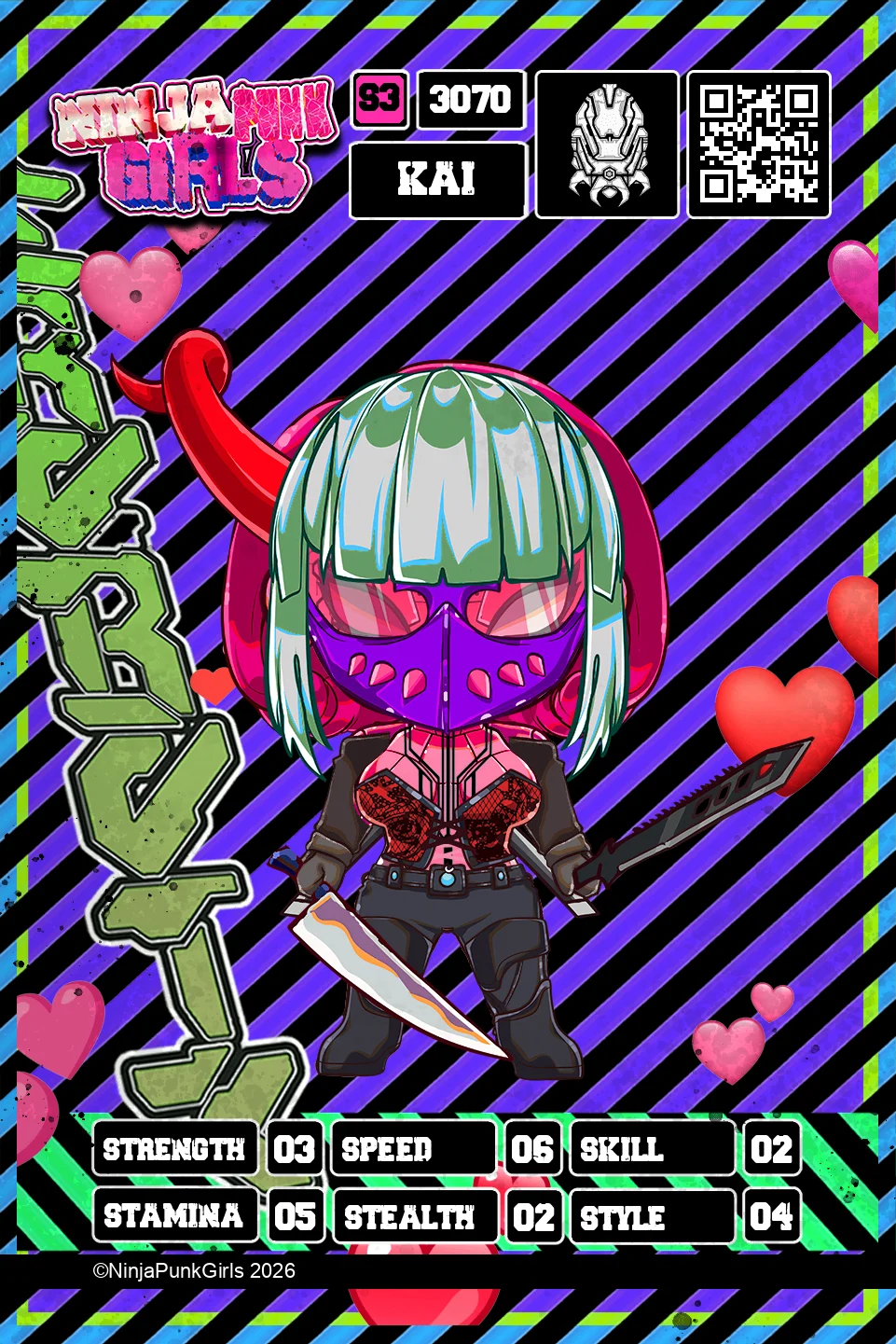 Rebuilt card #3070 Kai