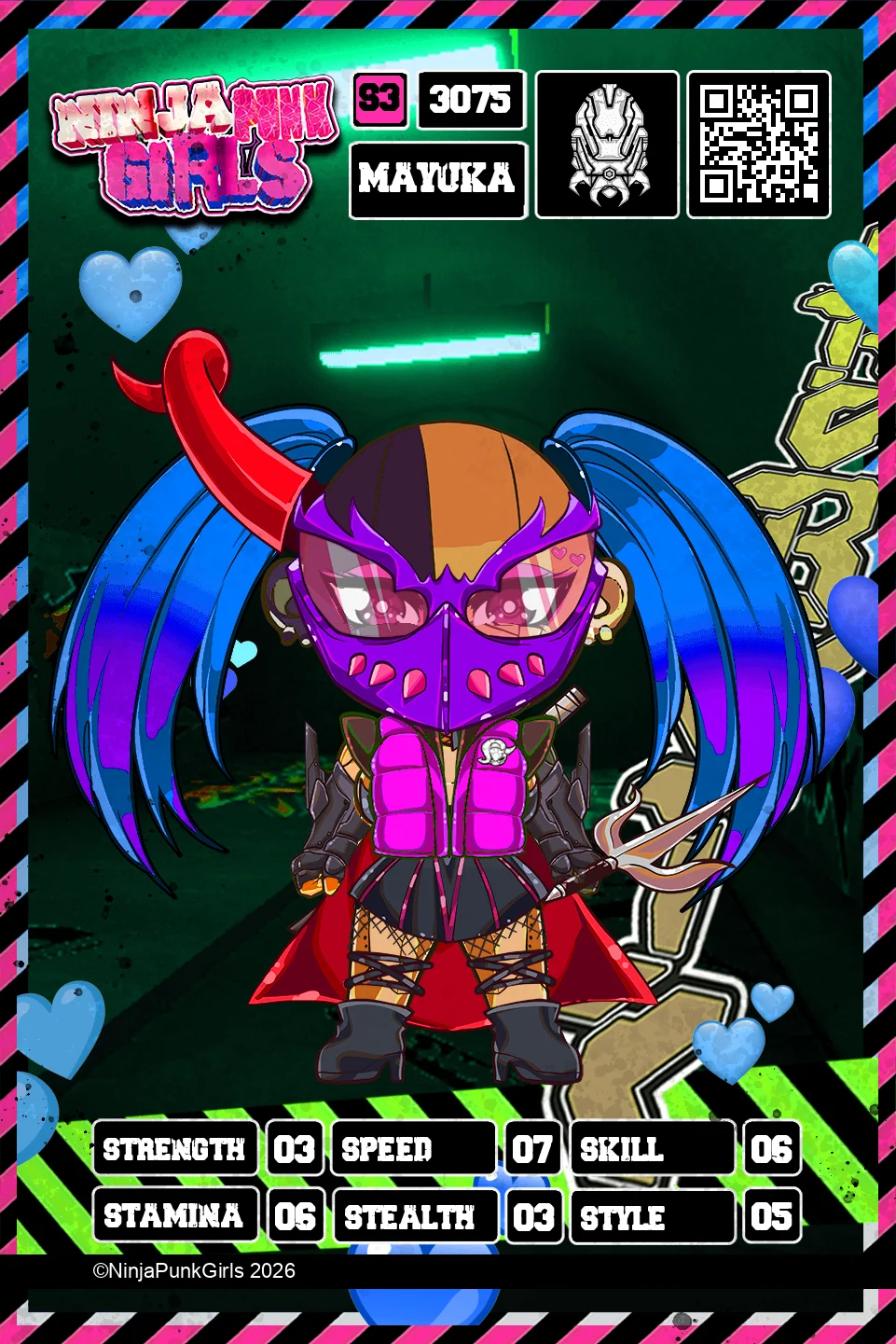 Rebuilt card #3075 Mayuka